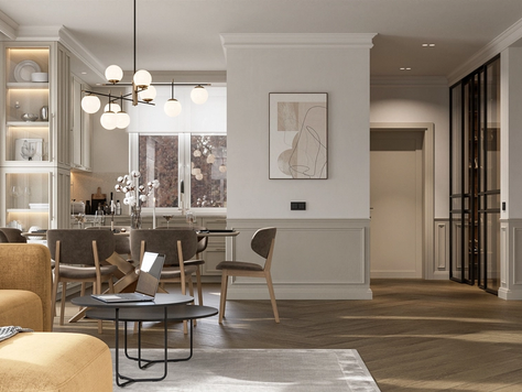 Дизайн интерьера Частного дома в Москве "Дизайн интерьера дома в Сукко, город Анапа"