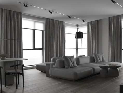 Дизайн интерьера в Москве "Современная квартира Wellton Towers"