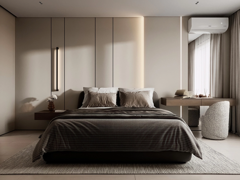 Дизайн интерьера спальни в Москве "Мастер спальня"