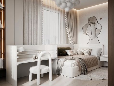 Дизайн интерьера детской в Москве "Детская"