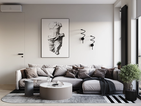 Дизайн интерьера в Москве "Квартира ЖК "Московский 65""