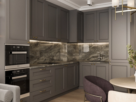 Дизайн интерьера однокомнатной квартиры в Москве "Однокомнатная квартира. Инвестиционный проект"