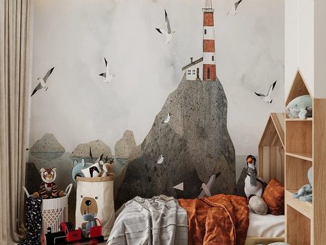 Дизайн интерьера комнаты в Москве "Детская комната"