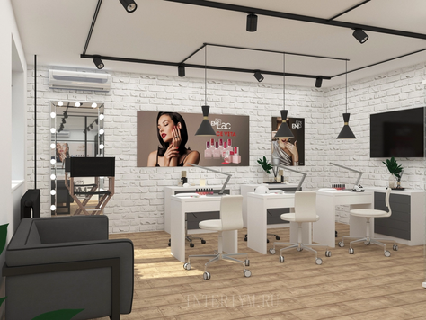 Дизайн интерьера в Москве "Дизайн-проект школы ногтевого сервиса EMI"