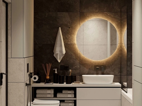 Дизайн интерьера санузла в Москве "Санузлы"