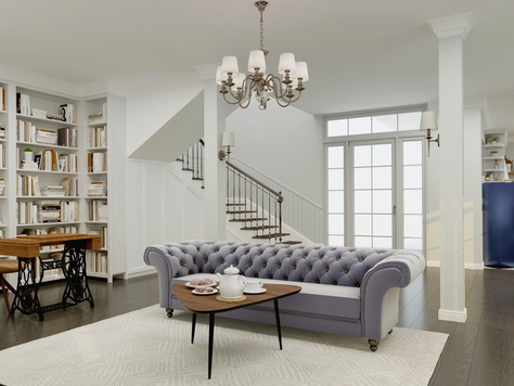 Дизайн интерьера в Москве "Частный дом в коттеджном поселке "Старейший Энергетик""