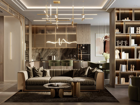 Дизайн интерьера в Москве "ИНТЕРЬЕР КВАРТИРЫ 95 КВ.М ВО ВНУКОВО"