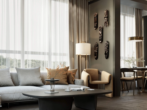 Дизайн интерьера в Москве "ИНТЕРЬЕР КВАРТИРЫ В ЖК SITY PARK 120 КВ.М"