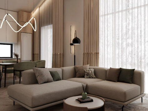 Дизайн интерьера загородного дома в Москве "Загородный дом в ЖК Ботаника"