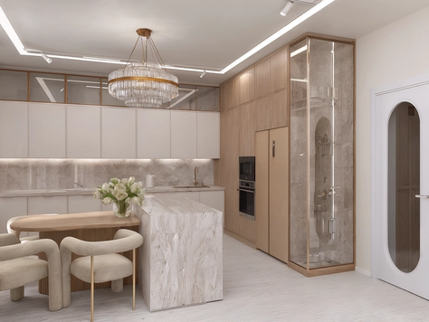 Дизайн интерьера в Москве "4-х комнатная квартира"