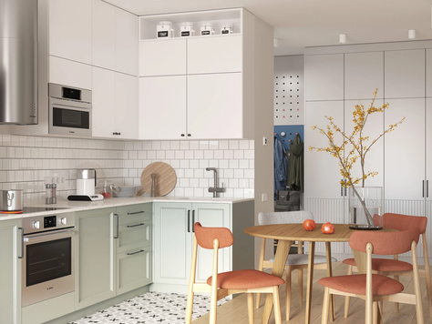 Дизайн интерьера в Москве "Квартира для молодой пары в ЖК "Селигер Сити""