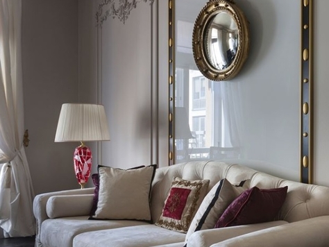 Дизайн интерьера в Москве "Антиквариат и современность в нашем проекте в Санкт-Петербурге. By Marina Filippova Designs."