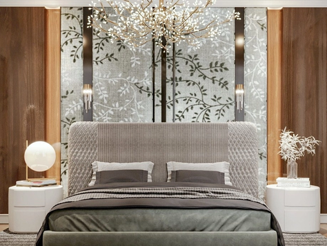 Дизайн интерьера в Москве "Спальня в  ЖК Павелецкий Сити "