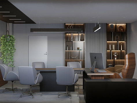 Дизайн интерьера в Москве "Кабинет руководителя "