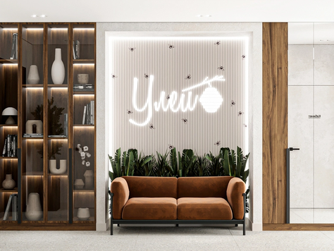 Дизайн интерьера оздоровительного комплекса в Москве "Оздоровительный центр "Улей""