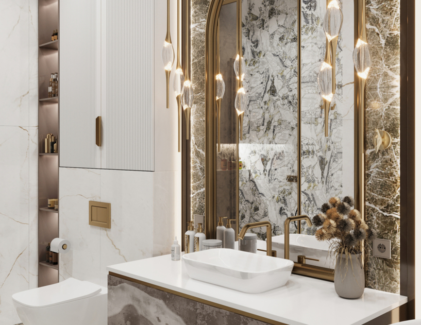 Дизайн интерьера частного интерьера в Москве "ЖК ПРАЙМ ПАРК 5 "